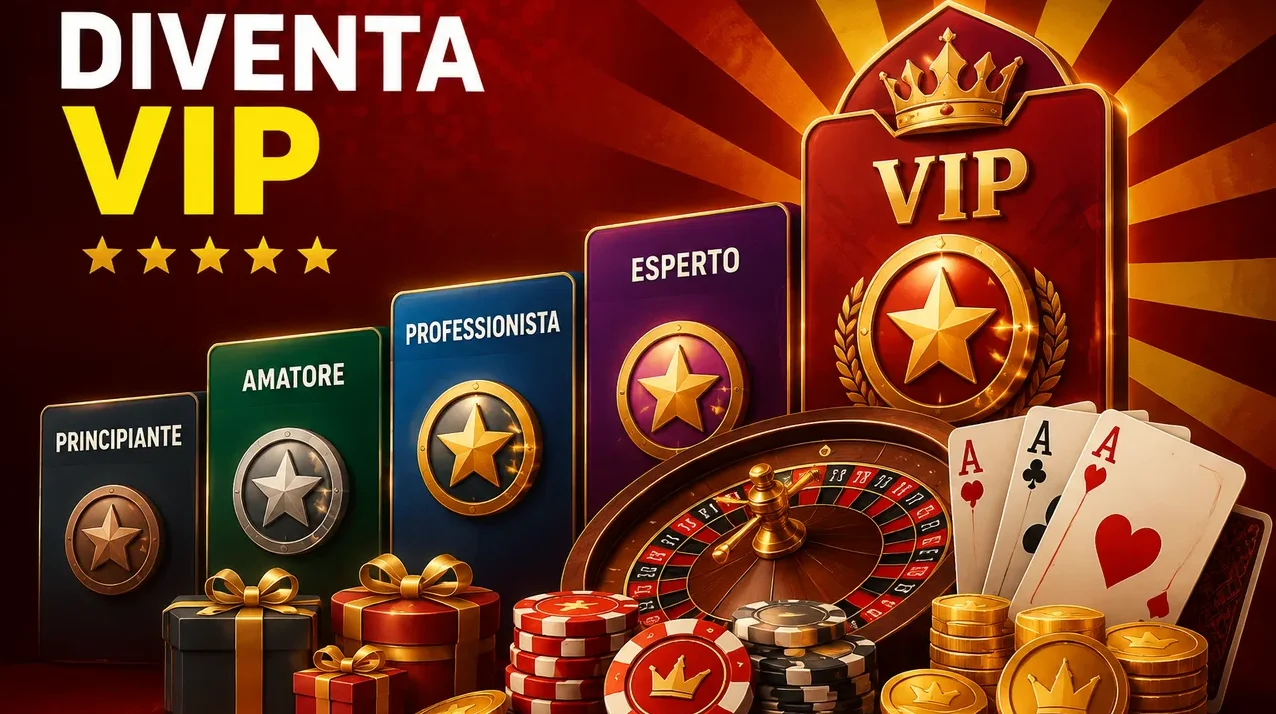 Programma VIP Rabona — Cinque livelli di fedeltà con vantaggi crescenti